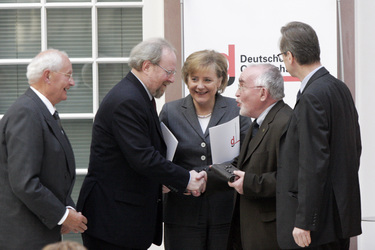 Wolfganng Thierse, Angela Merkel, Gunter Hatzsch, Peter Brandt