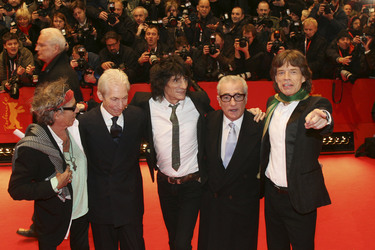 Keith Richards, Charlie Watts, Ron Wood, Martin Scorsese, Mick Jagger
