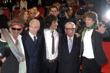 Keith Richards, Charlie Watts, Ron Wood, Martin Scorsese, Mick Jagger