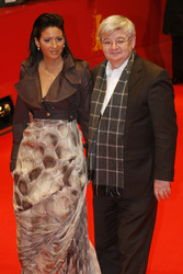 Joschka Fischer mit Gattin Minu Barati