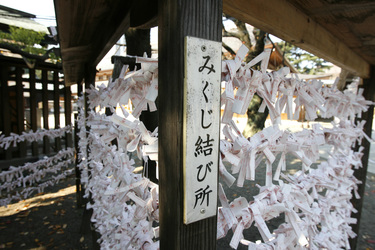 Omikuji am Yasukuni-Schrein