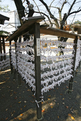 Omikuji am Yasukuni-Schrein