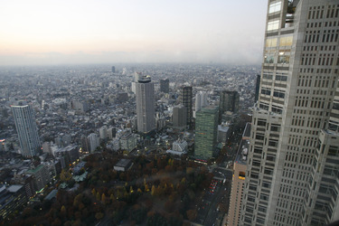 Blick von 45. Stock des Tokyo Metropolitan Government Buildings