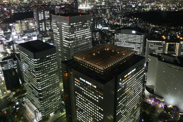 Blick von 45. Stock des Tokyo Metropolitan Government Buildings