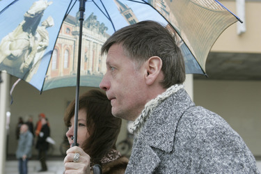 Günther Jauch mit Ehefrau Thea Sihler