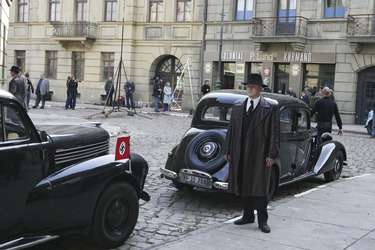 Filmset von 'Flame & Citron'