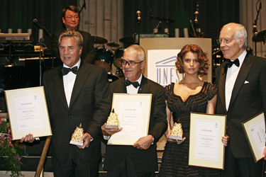 Don Johnson, Claude Nobs, Jessica Simpson, Gianni Bulgari