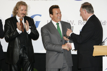 Arnold Schwarzenegger, Thomas Gottschalk, Fred B. Irwin