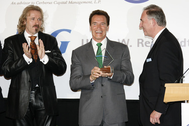 Arnold Schwarzenegger, Thomas Gottschalk, John B. Irwin