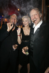 Jo Groebel mit Gattin Grit Weiss, Reiner Schöne