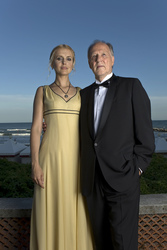 Werner Herzog mit Gattin Lena Herzog