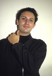 Fototermin mit Stephen Mallinder in London