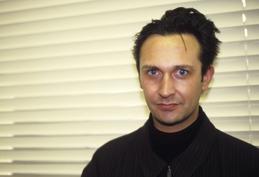 Fototermin mit Stephen Mallinder in London