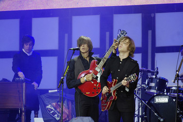 Mats Björke, Gustaf Norén, Björn Dixgard (Mando Diao)