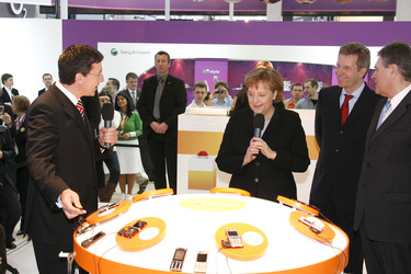 Angela Merkel, Christian Wulff, Michael Glos
