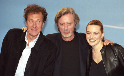 Geoffrey Rush, Philip Kaufman, Kate Winslet