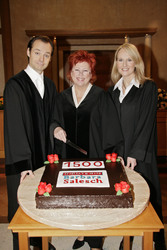 Bernd Römer, Richterin Barbara Salesch, Ulrike Tasic