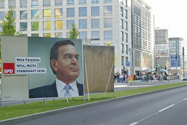 Wahlplakat Gerhard Schröder