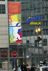 Berlinale Plakat am Sony Center