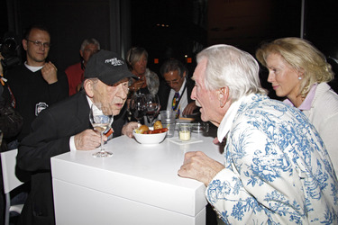 Paul Kuhn, James Last mit Gattin Christine