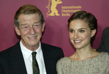 John Hurt, Natalie Portman