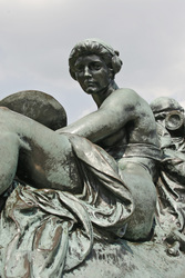 Figur am Victoria Memorial