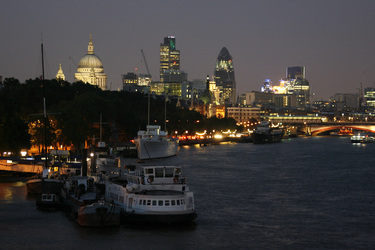 Blick über die Themse