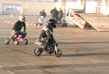 Minibike Rennen