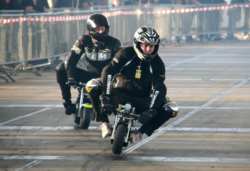 Minibike Rennen