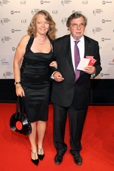 Hellmuth Karasek mit Gattin Armgard Segers