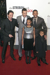 Martin Bachmann, Kai Pflaume, Jada Pinkett Smith, Will Smith, Jaden Christopher Syre Smith