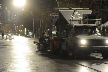 Nachtdreh zum Thriller 'Unknown Identity'