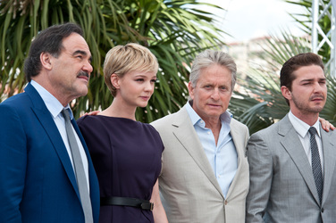 Oliver Stone, Carey Mulligan, Michael Douglas, Shia LaBeouf