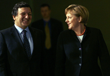 Manuel Barroso, Angela Merkel