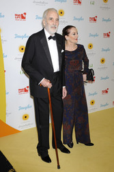 Christopher Lee mit Ehefrau Gitte Lee