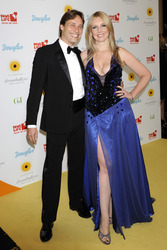 Jette Joop mit Lebensgefährte Christian Elsen