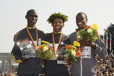 Francis Kiprop, Haile Gebrselassie, Negari Terfa