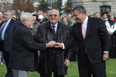 Lothar de Maiziere, Michail Sergejewitsch Gorbatschow, Stefan Schreiter