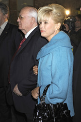 Michail Gorbatschow mit Tochter Irina Virginskaya
