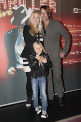 Janine Kunze mit Ehemann Dirk Budach und Tochter Lili