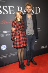 Christoph Schlingensief mit Begleitung