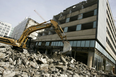 Abriss Hotel 'Unter den Linden'