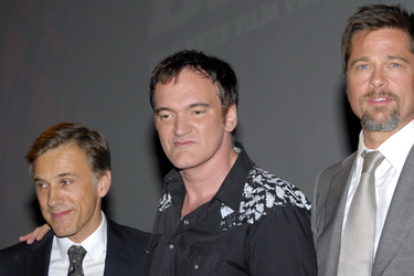 Christoph Waltz, Quentin Tarantino, Brad Pitt