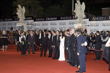 Pierfrancesco Favino, Nikolaj Lie Kaas, Dan Brown, Tom Hanks, Ayelet Zurer, Ewan McGregor, Ron Howard, Thure Lindhardt