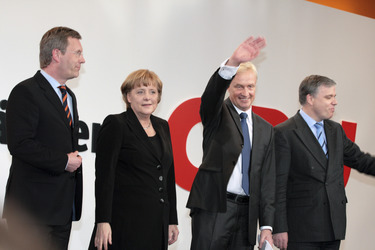 Christian Wulff, Angela Merkel, Ole von Beust