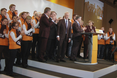 Christian Wulff, Ronald Pofalla, Ole von Beust, Angela Merkel