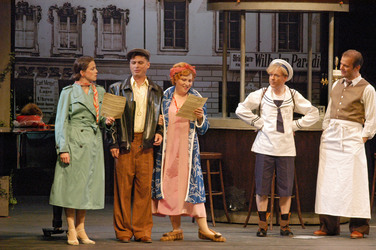 Die Comedian Harmonists besuchen Frau Luna