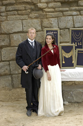 Heino Ferch als Heinrich Schliemann, Mélanie Doutey als Sophia Schliemann