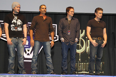 Gareth David-Lloyd, Cliff Simon, David Hewlett, James Marsters