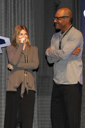 Martha Hackett, Michael Dorn